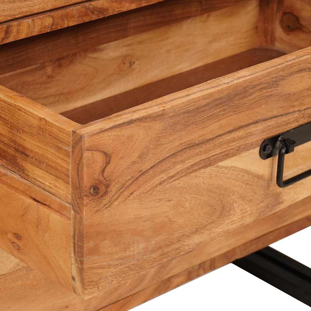 Sideboard Braun 66 x 33 x 70 cm Akazie Massivholz